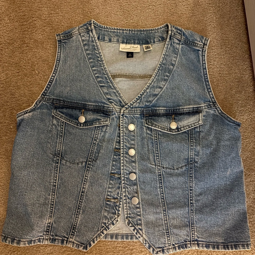 Universal Thread Light Blue Denim Vest